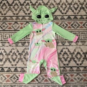 🎃Star Wars Baby Yoda Flannel Pajamas with Hood